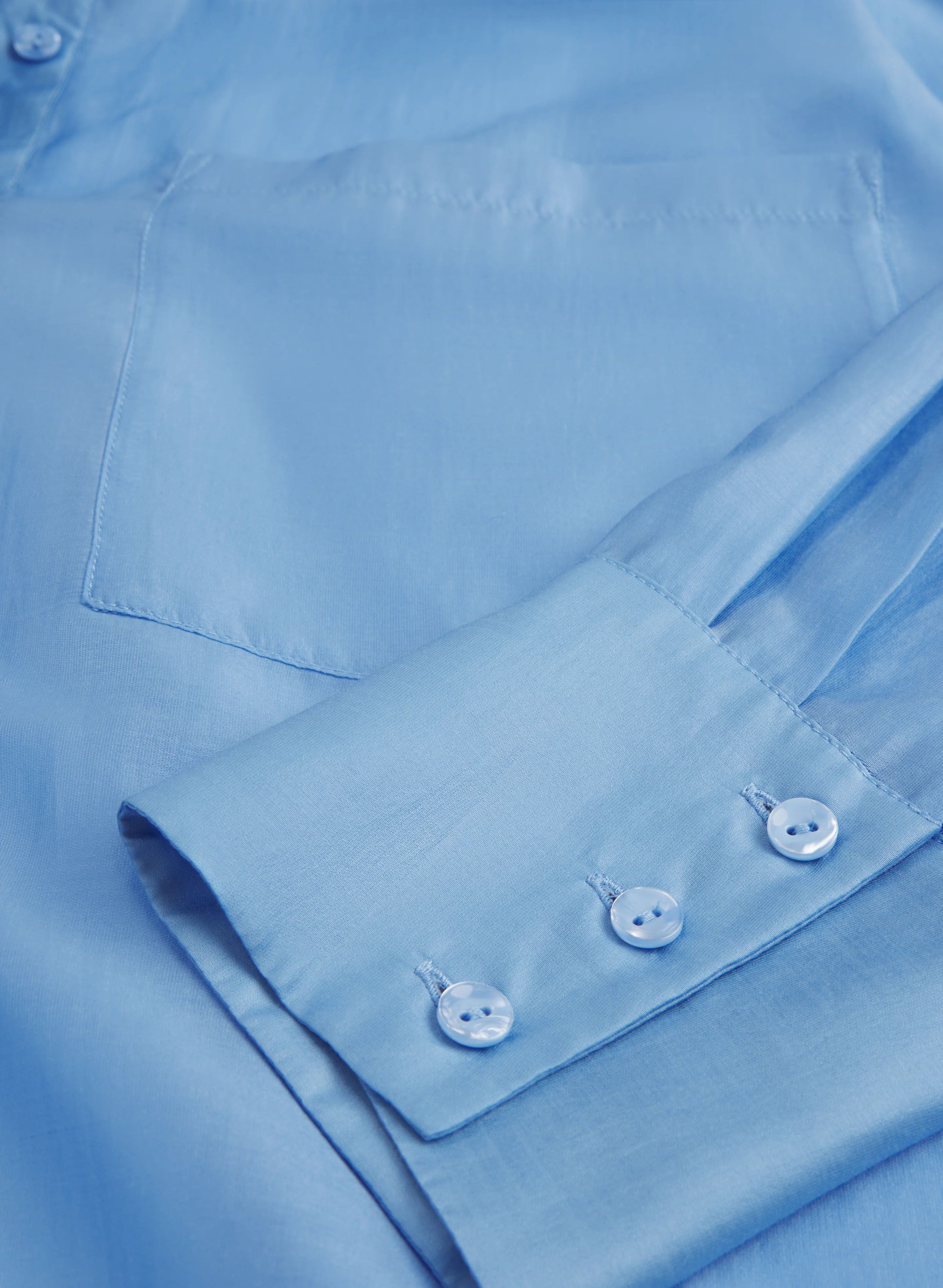 Voile Button-Down Blouse - Image 7