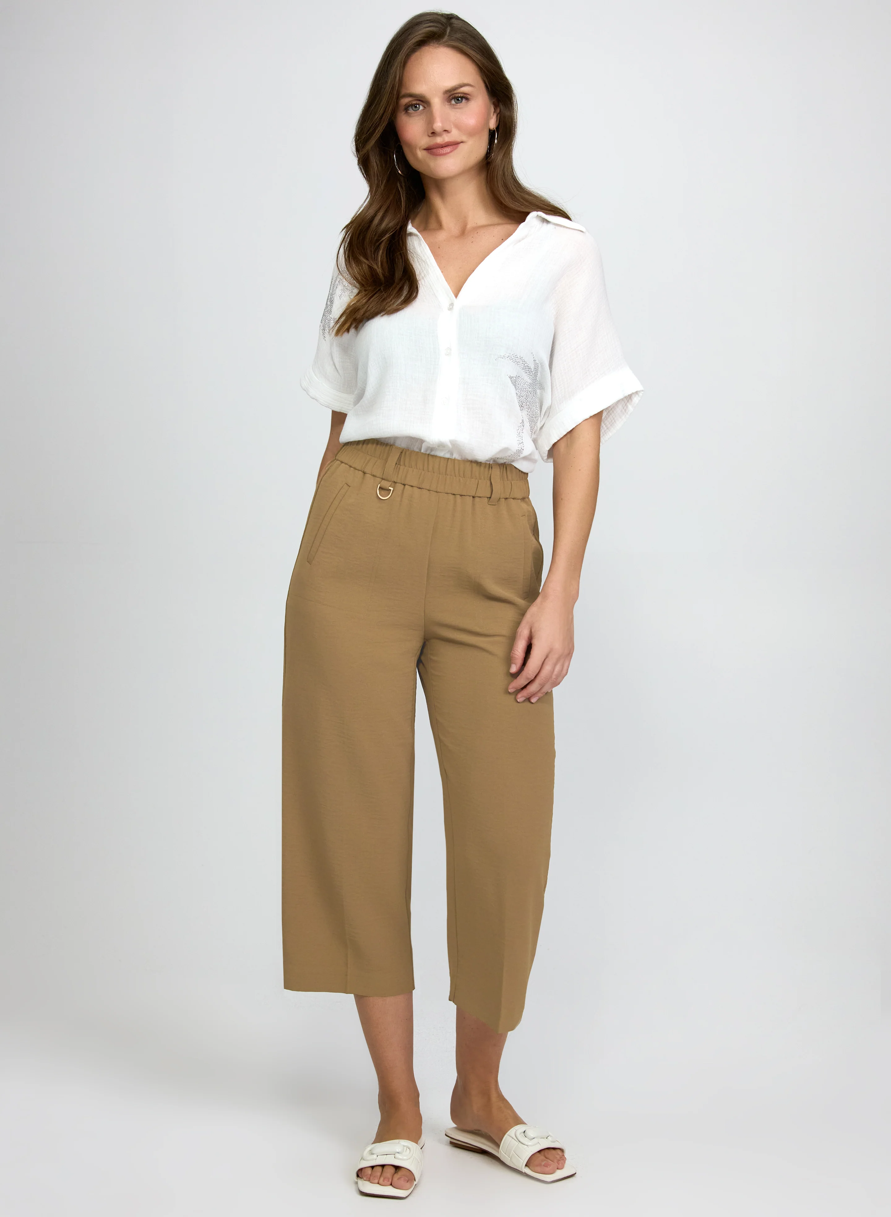 Wide-Leg Capris - Image 3