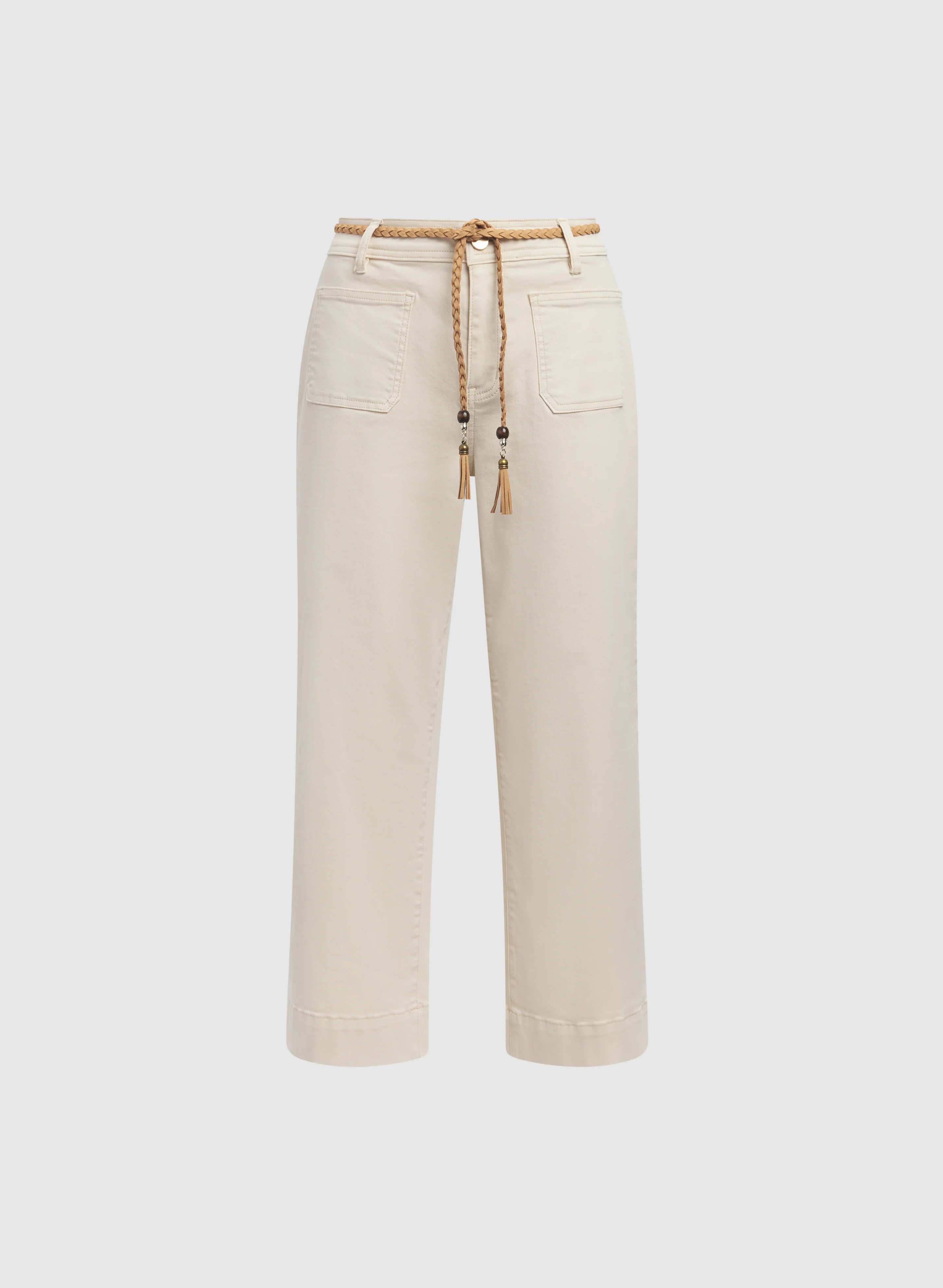 Wide-Leg Denim Capris - Image 7