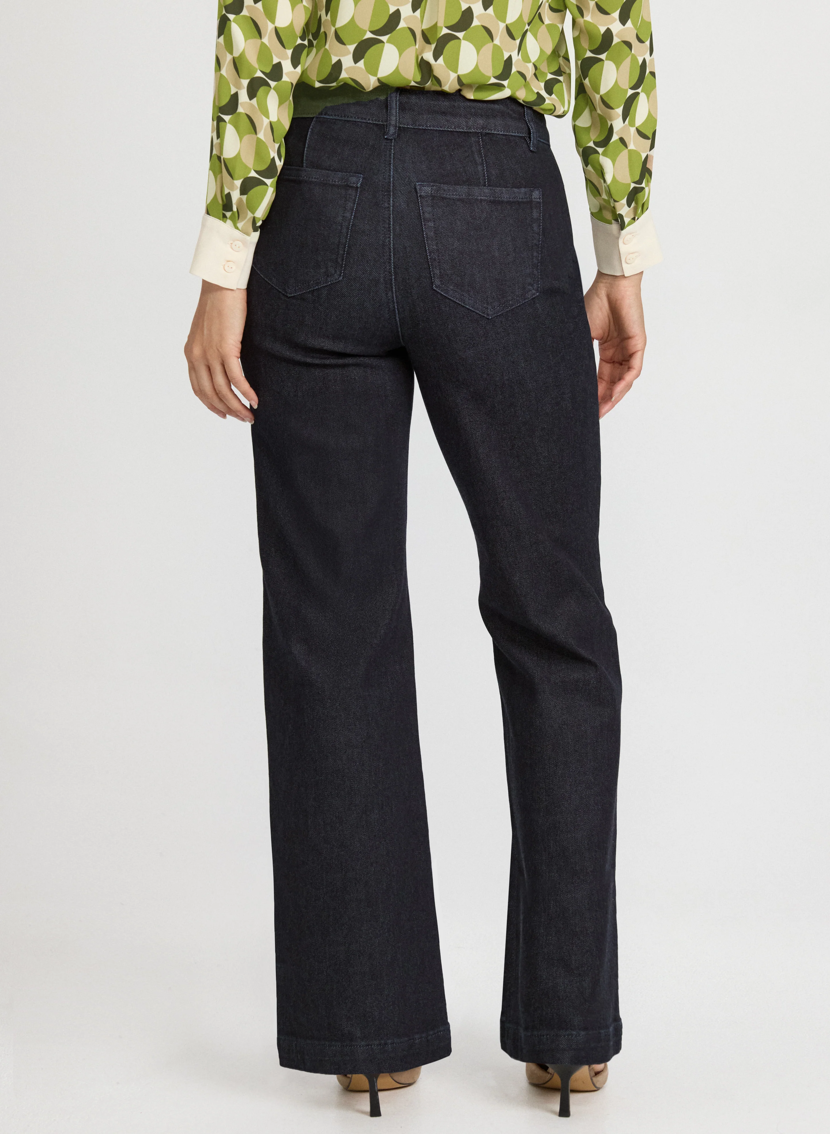 Wide-Leg Denim Pants - Image 4