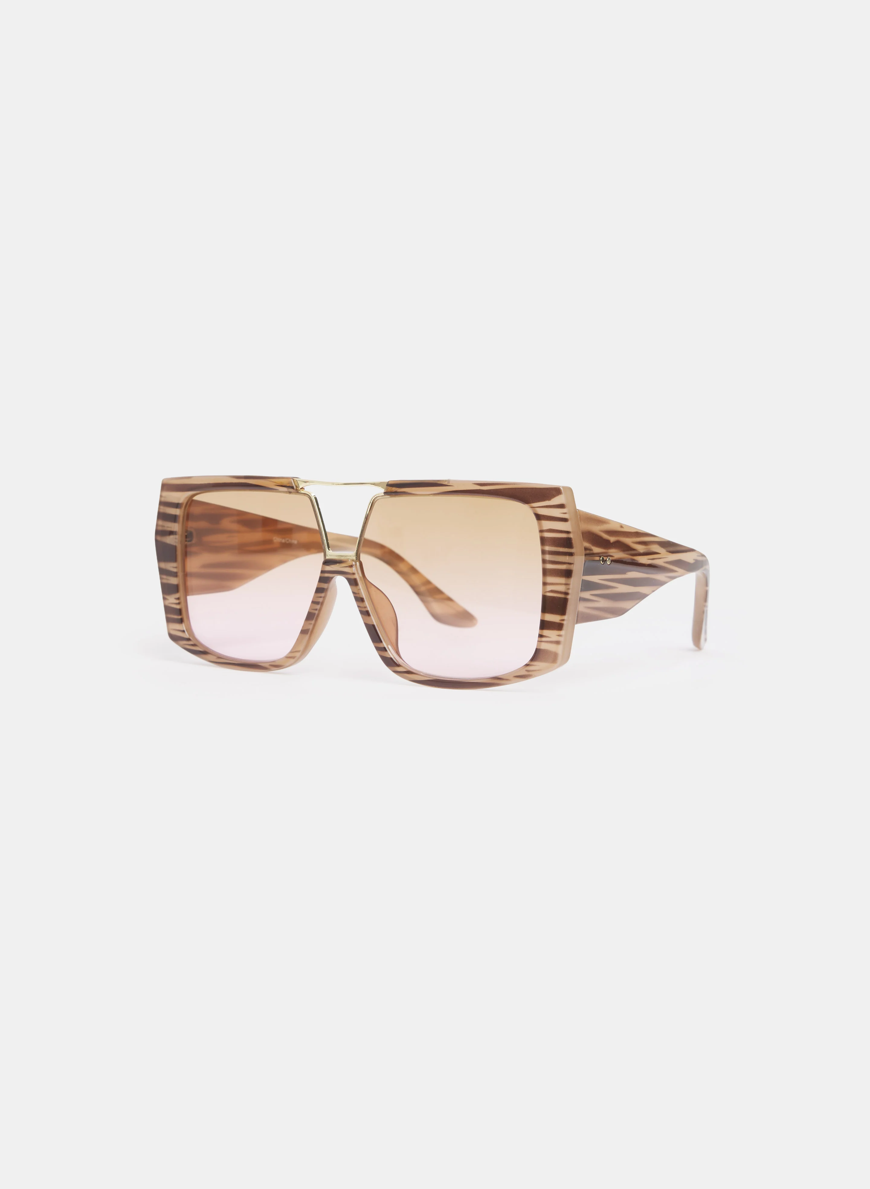 Wood Grain Frame Sunglasses - Image 2