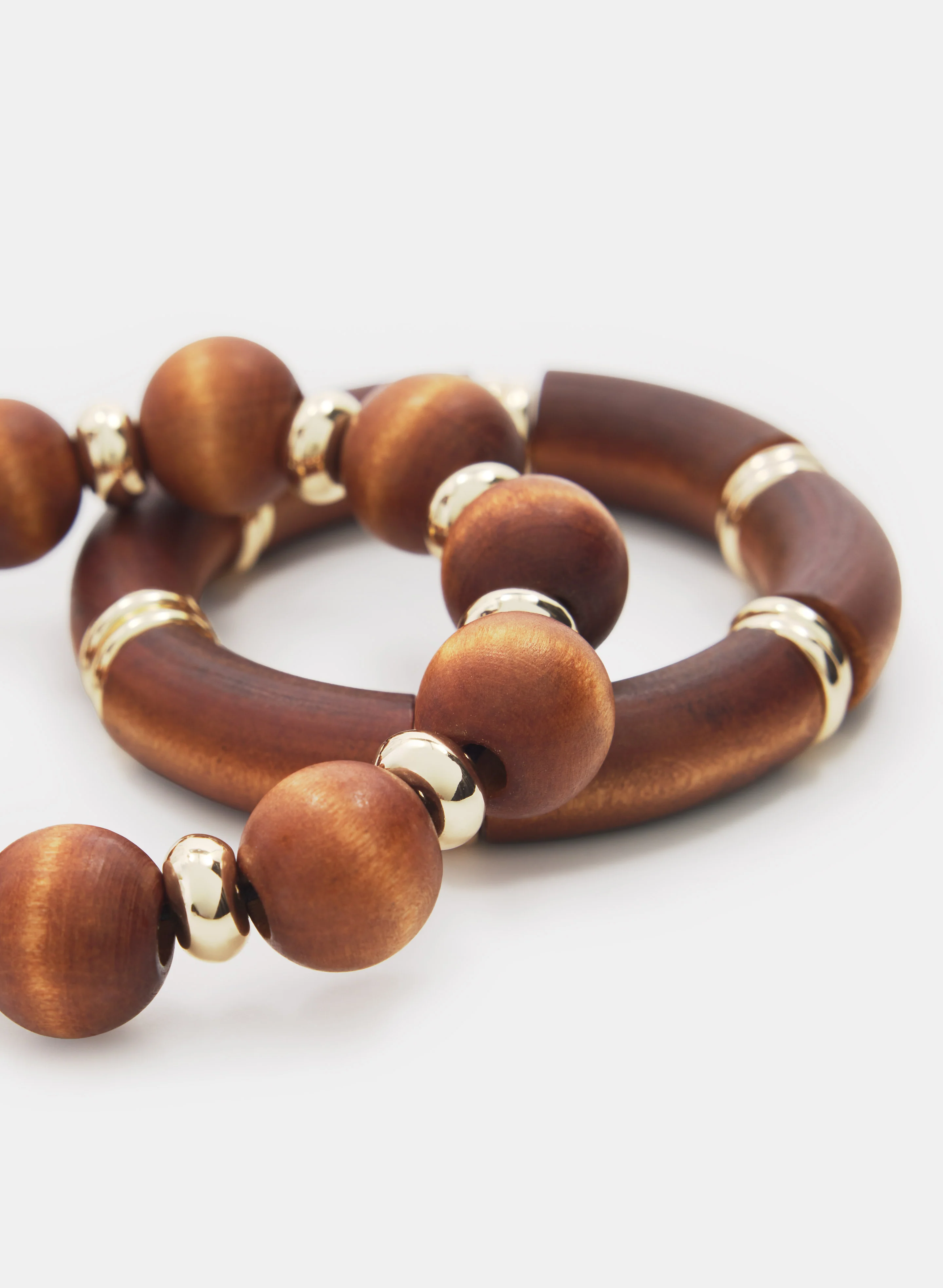 Wooden Stretch Bracelet Set - Image 3
