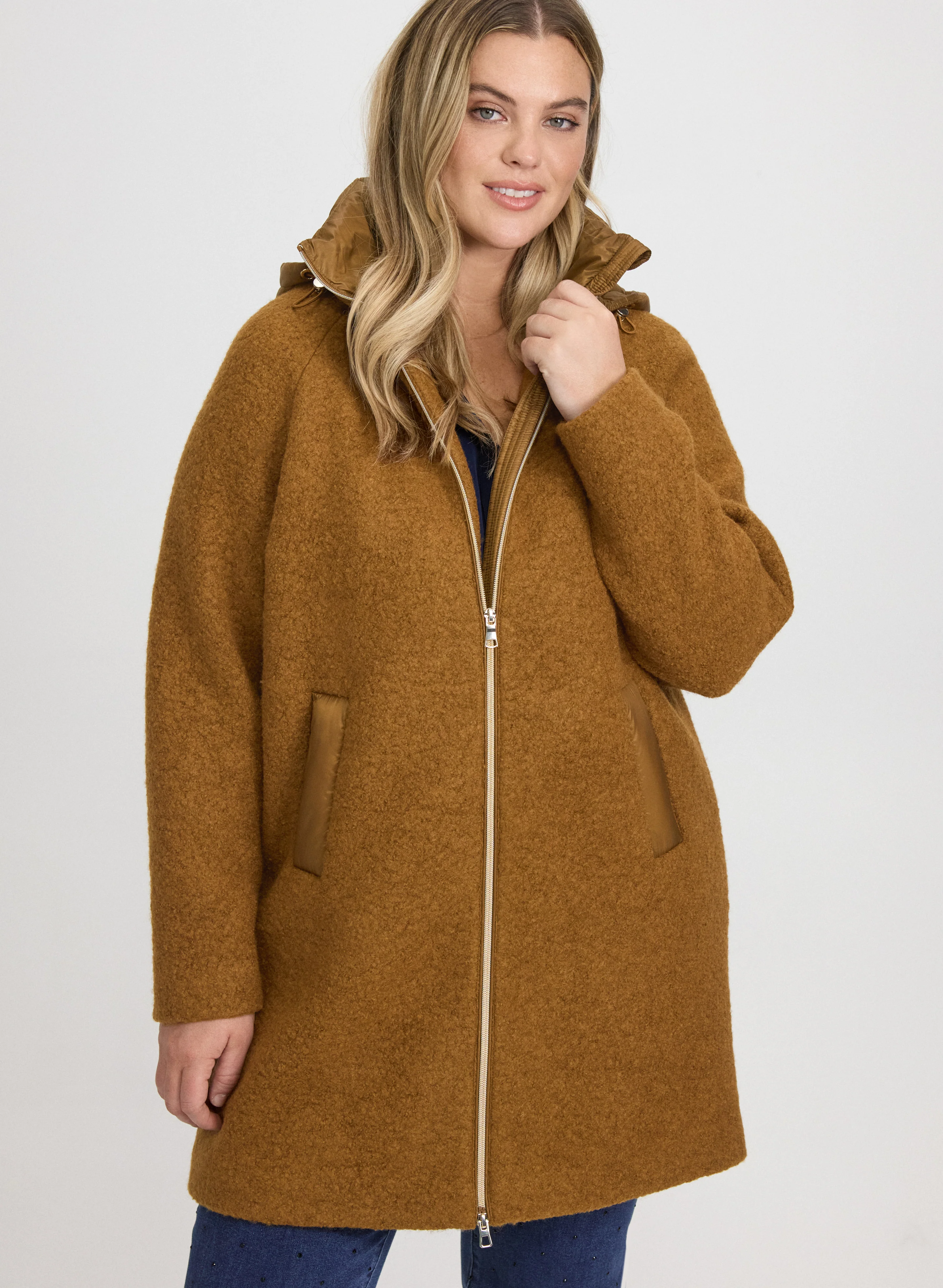 Wool-Blend Coat