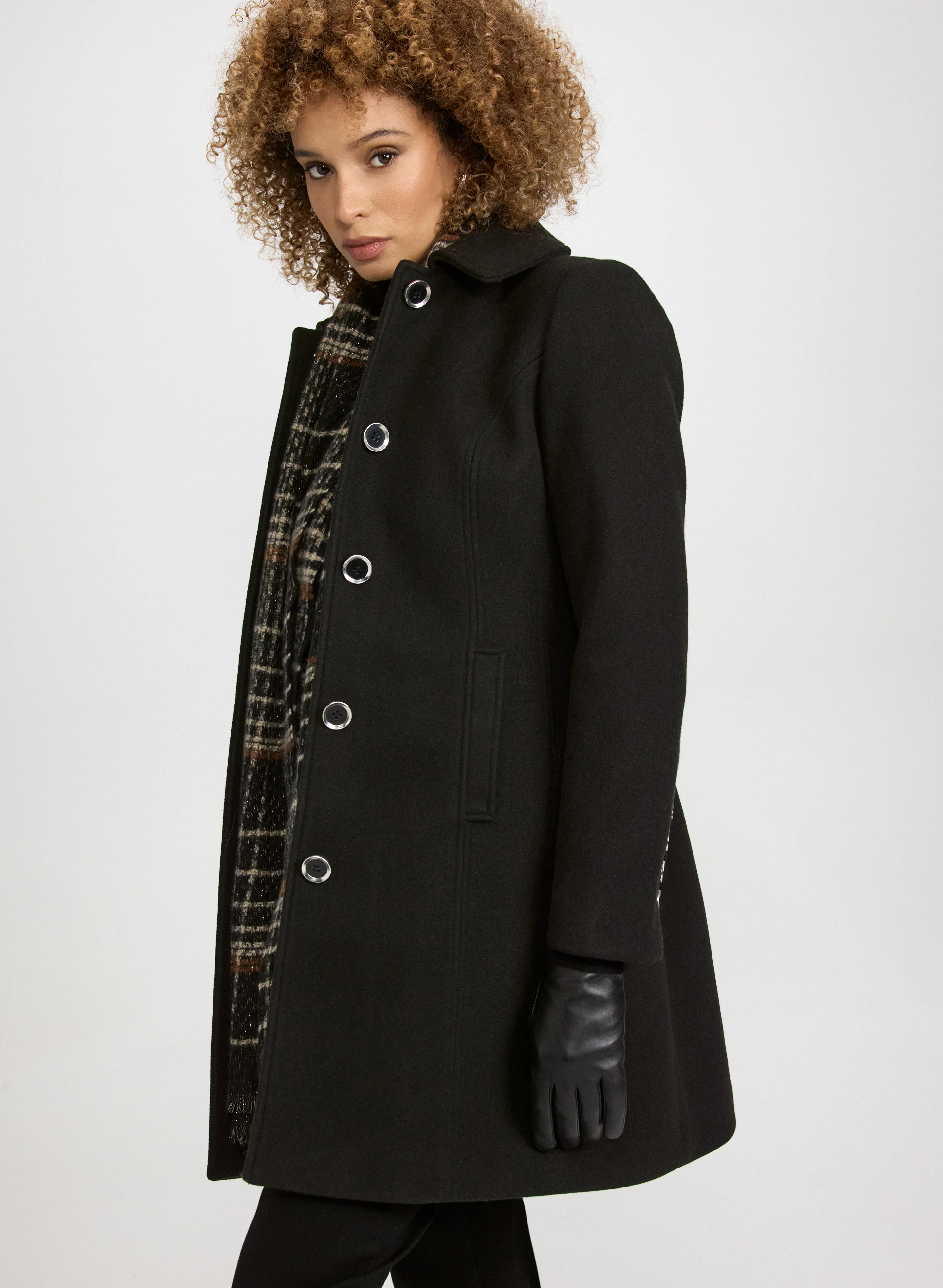 Stretch Wool-Blend Coat - Image 2