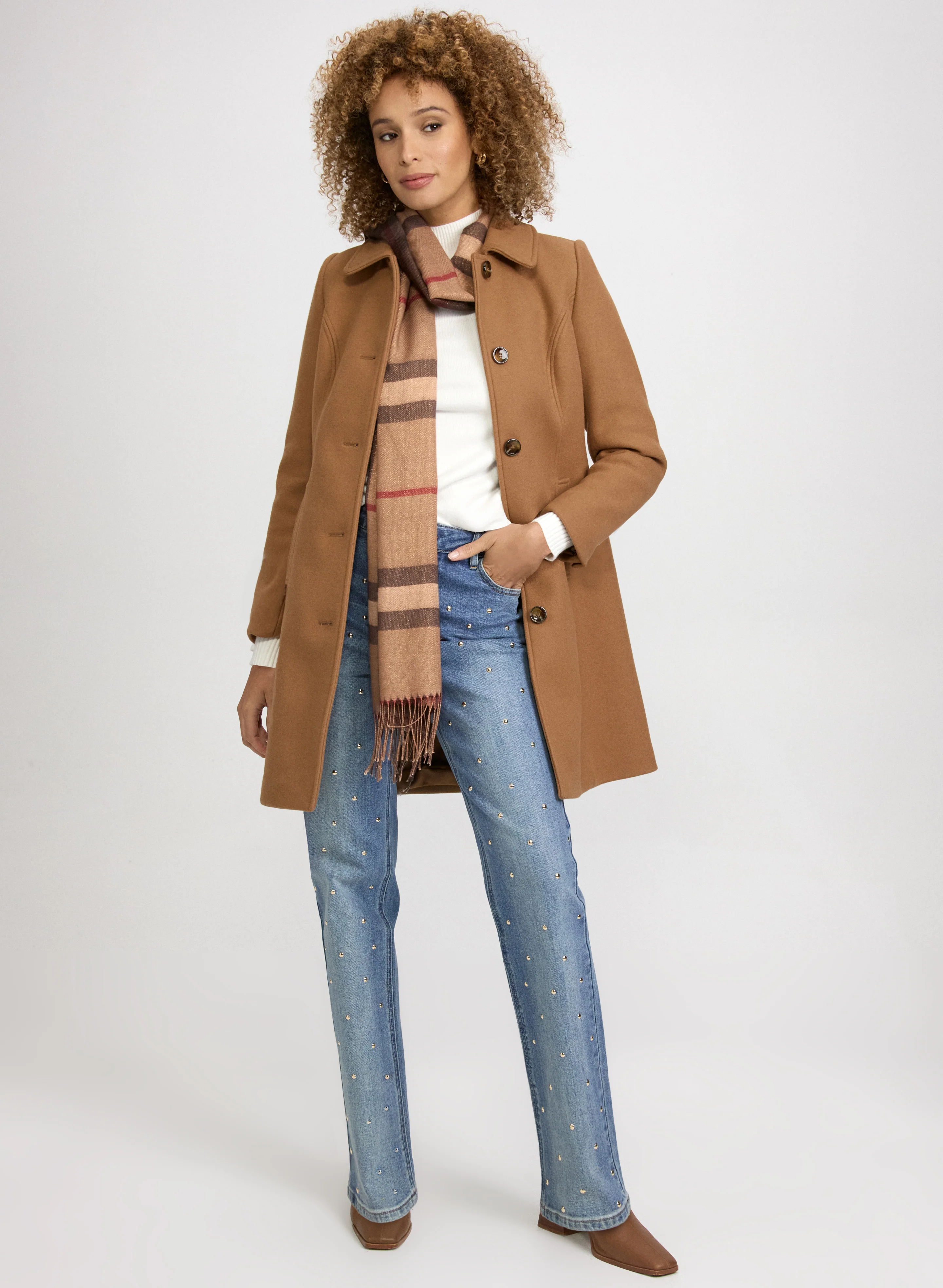 Stretch Wool-Blend Coat - Image 3