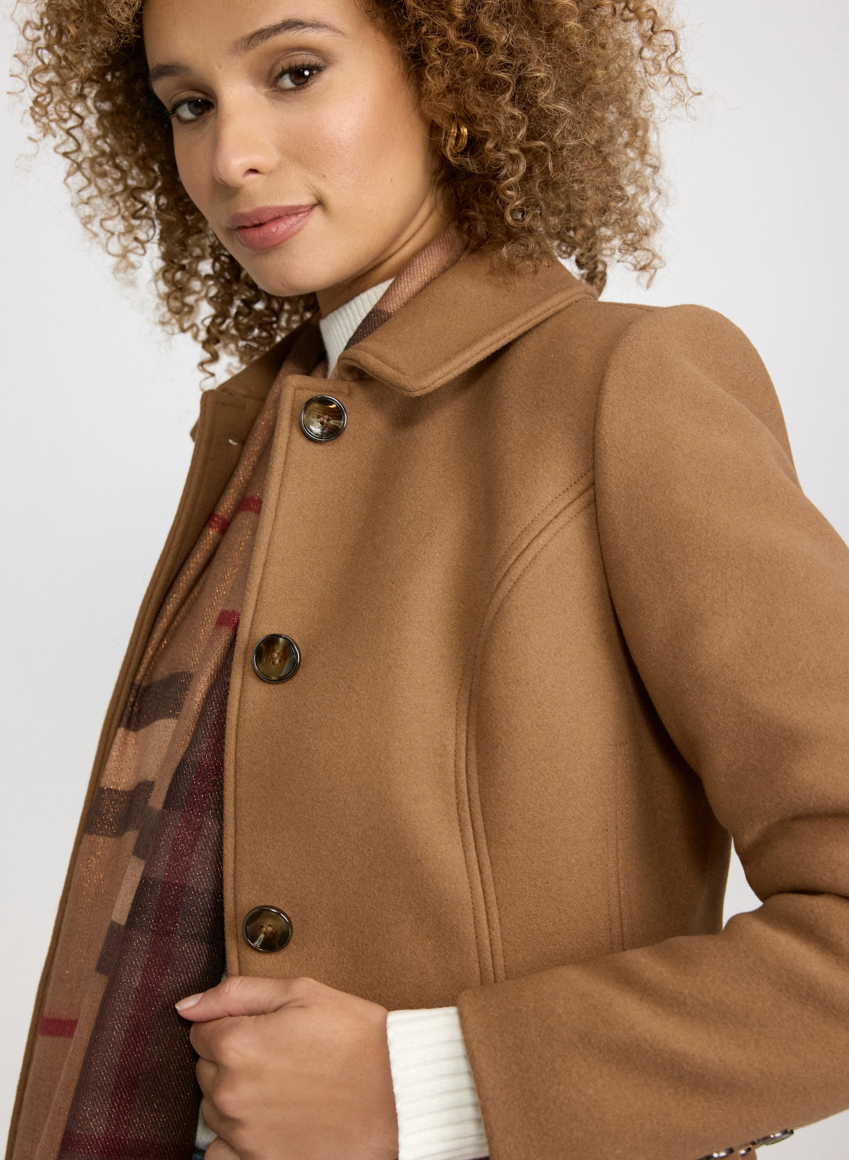 Stretch Wool-Blend Coat - Image 5