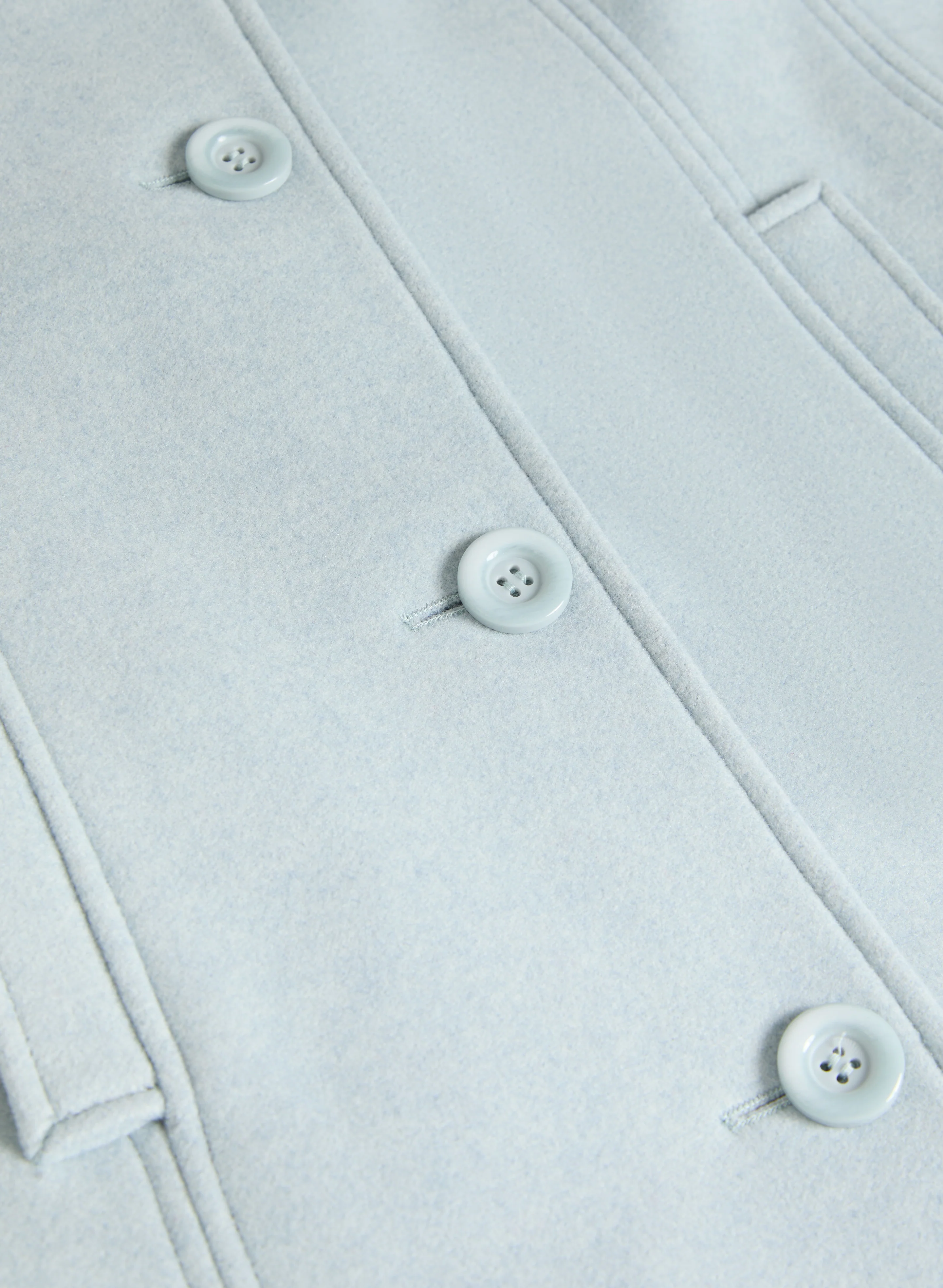 Stretch Wool-Blend Coat - Image 6