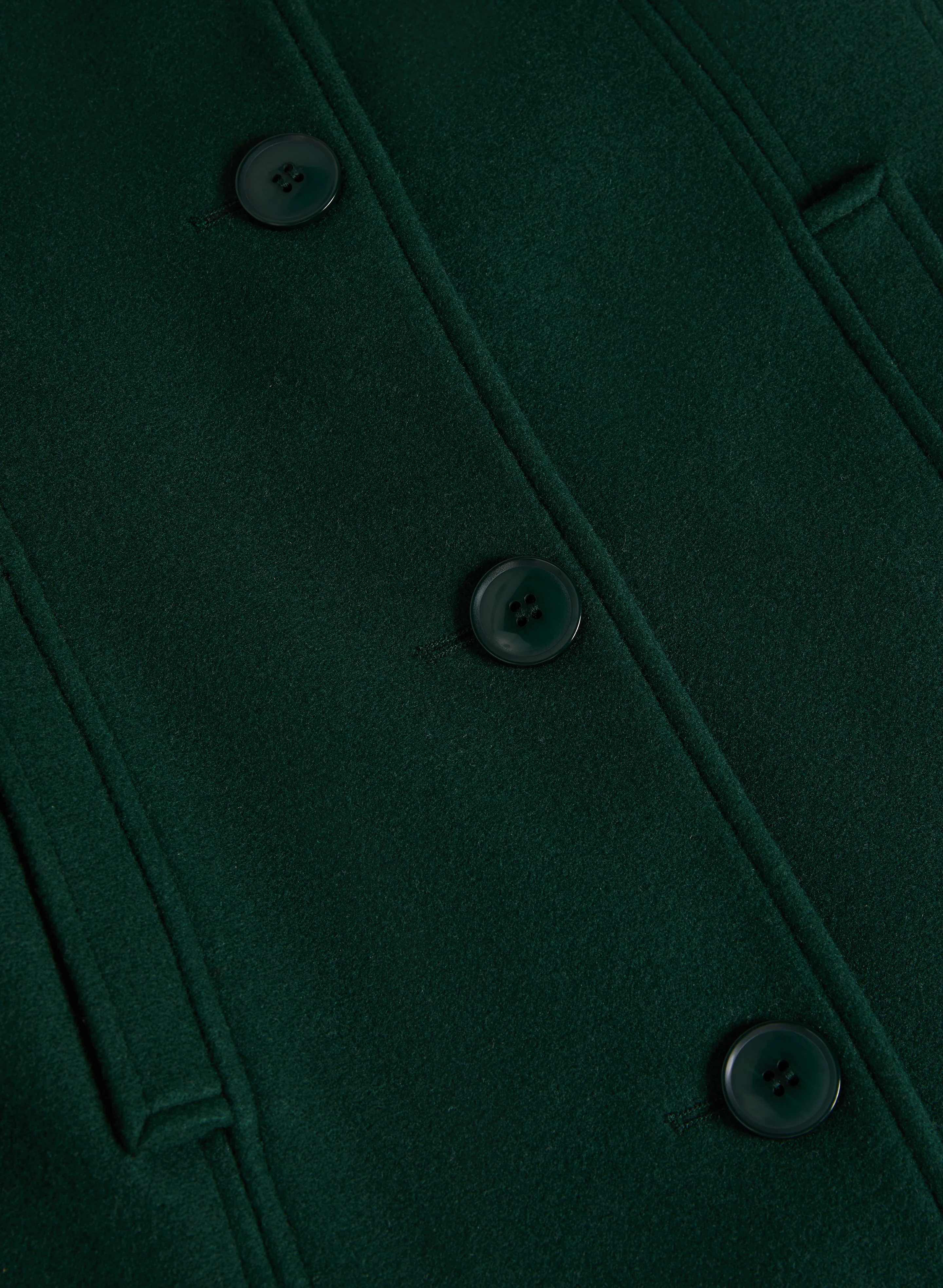Stretch Wool-Blend Coat - Image 10