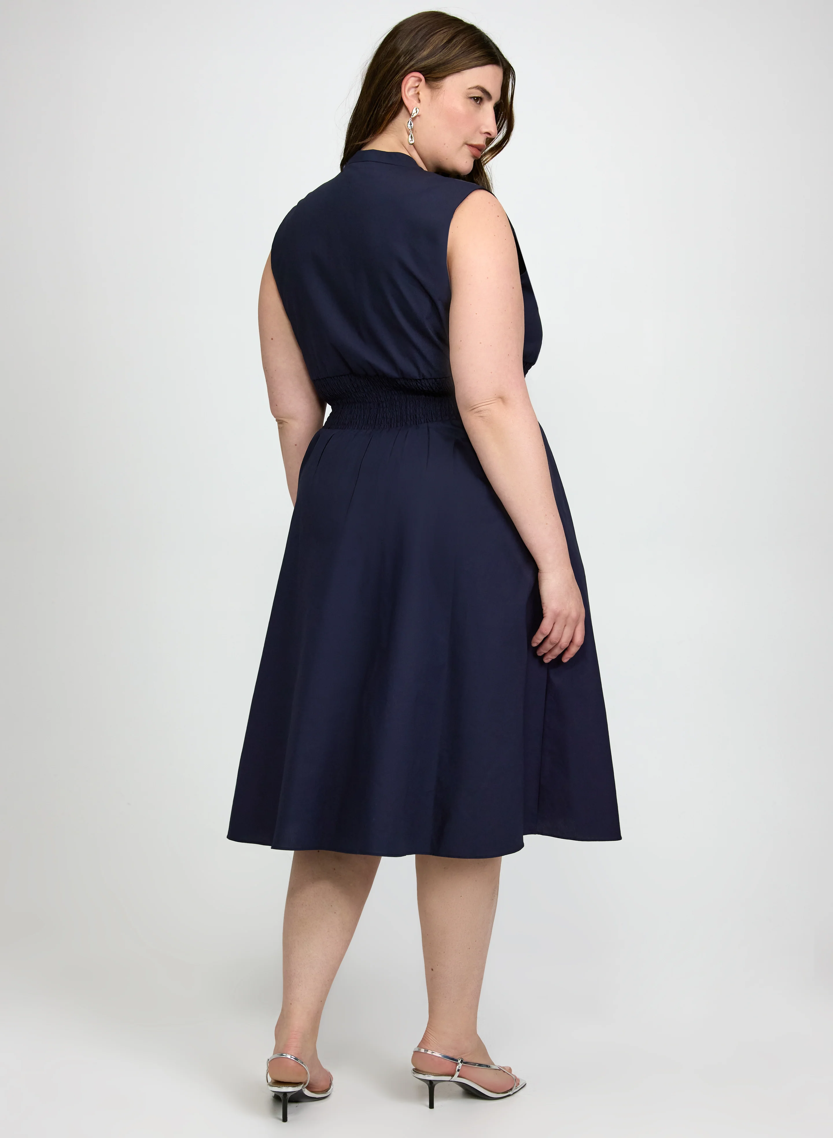 Zip Fit & Flare Dress - Image 4