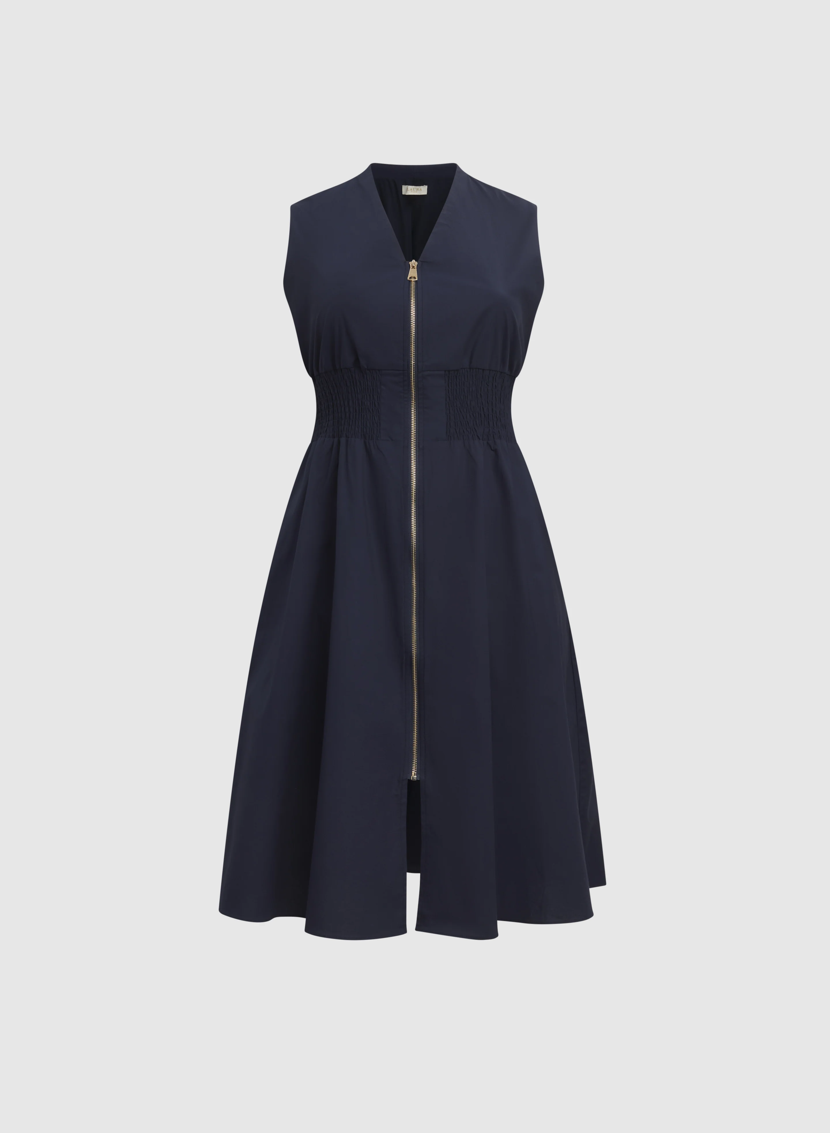 Zip Fit & Flare Dress - Image 6