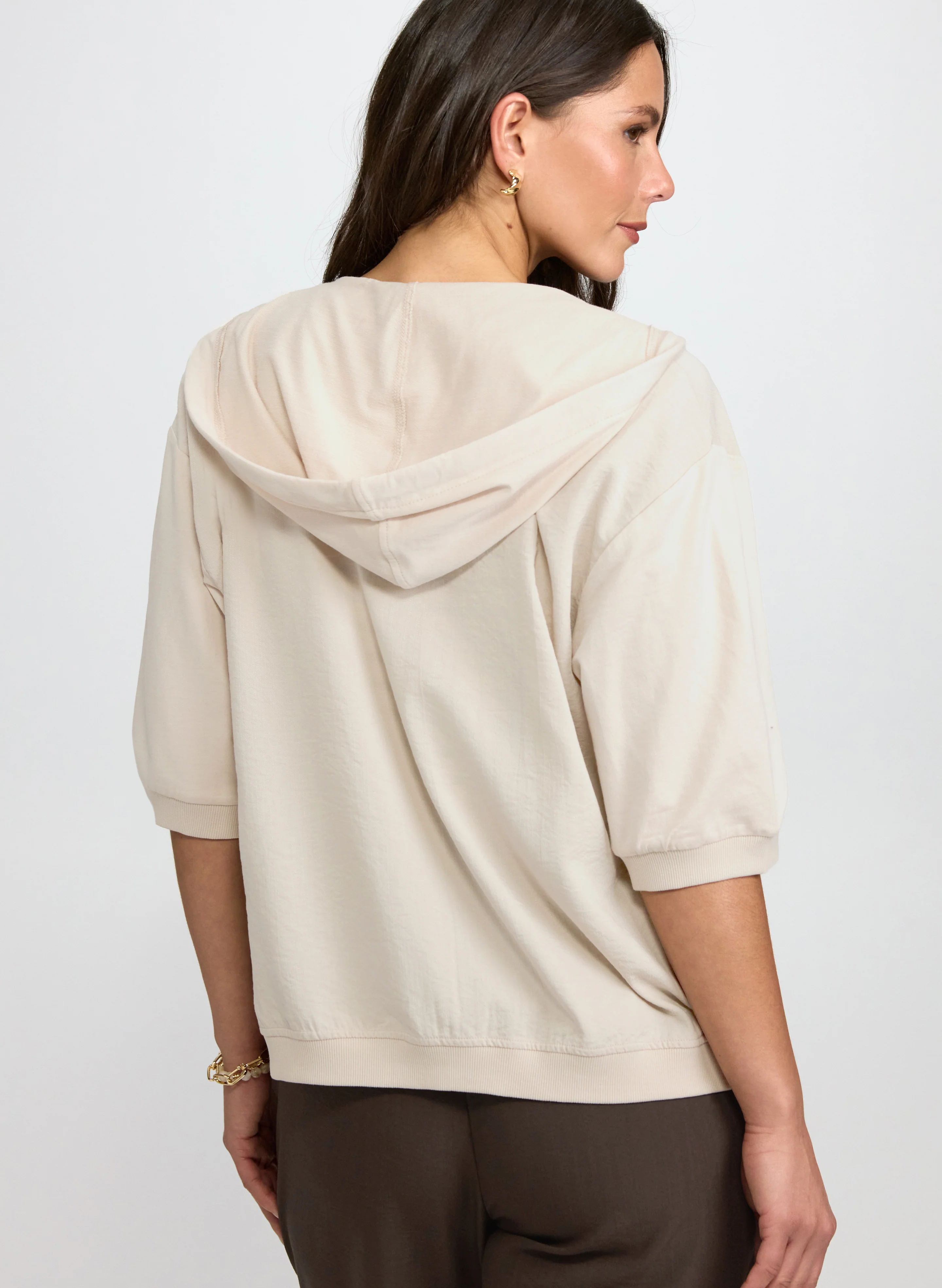 Zip-Up Hooded Top - Image 4