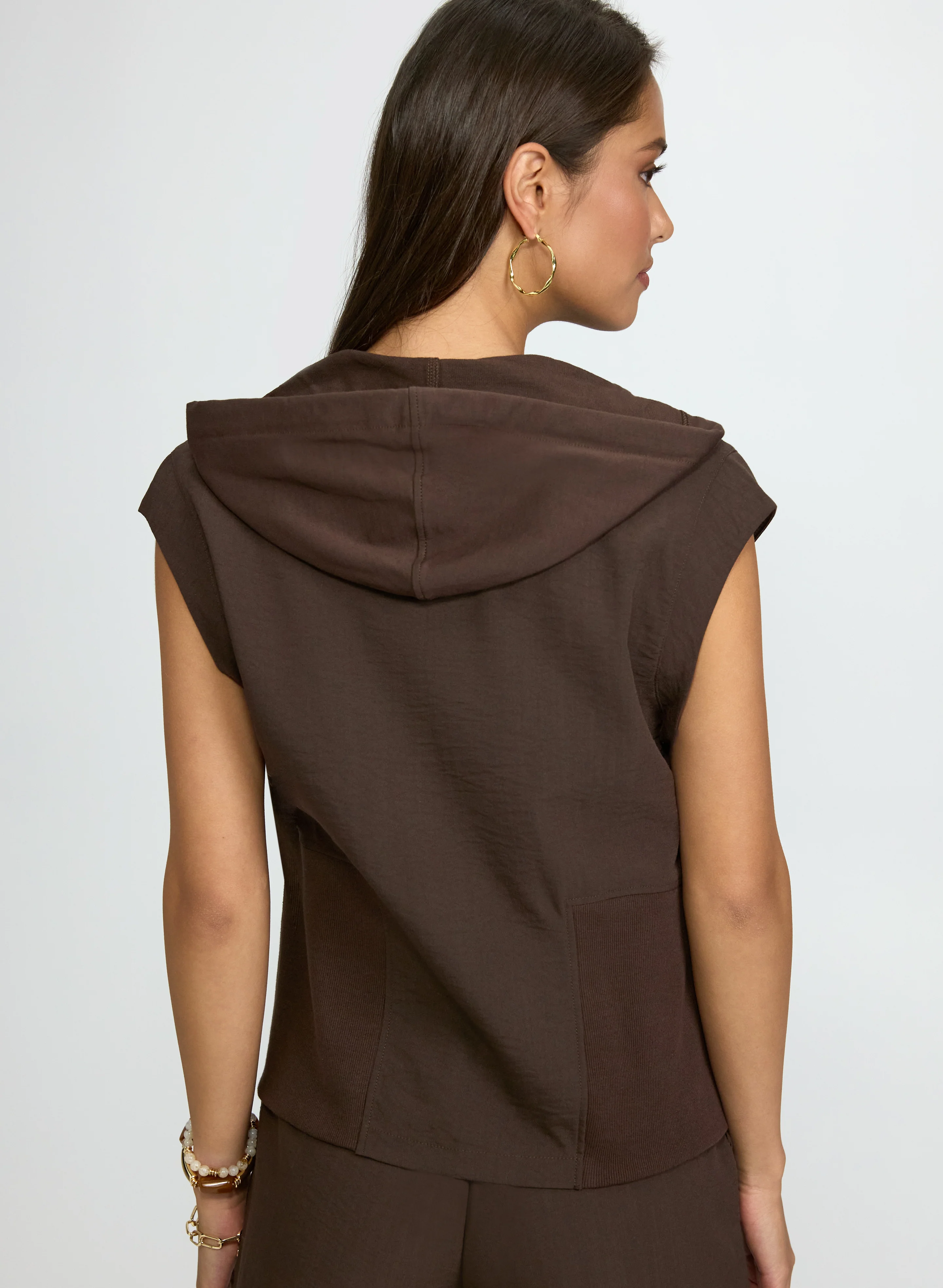 Zip Front Hooded Top - Image 4