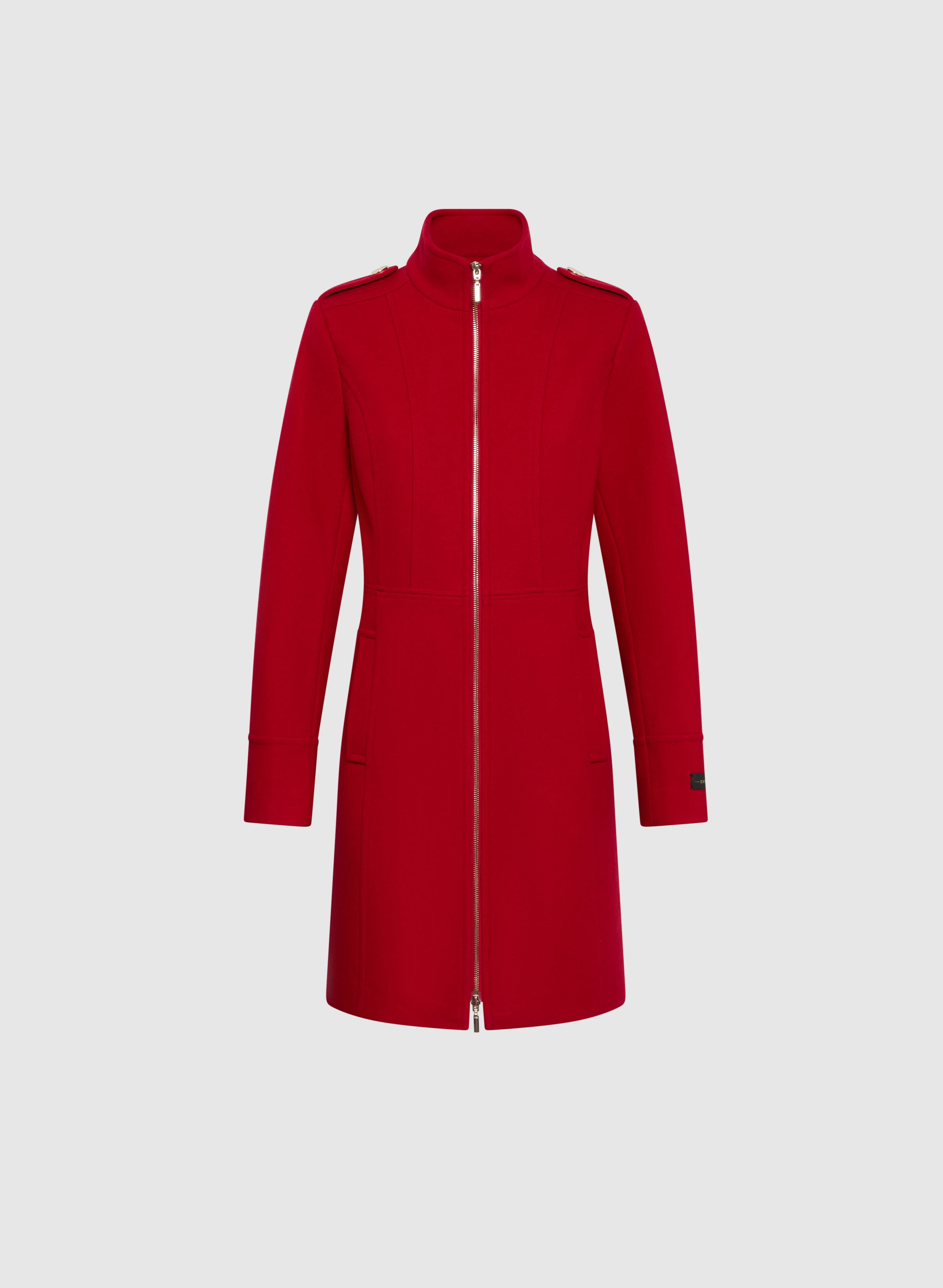 Zip Front Wool-Blend Coat - Image 6