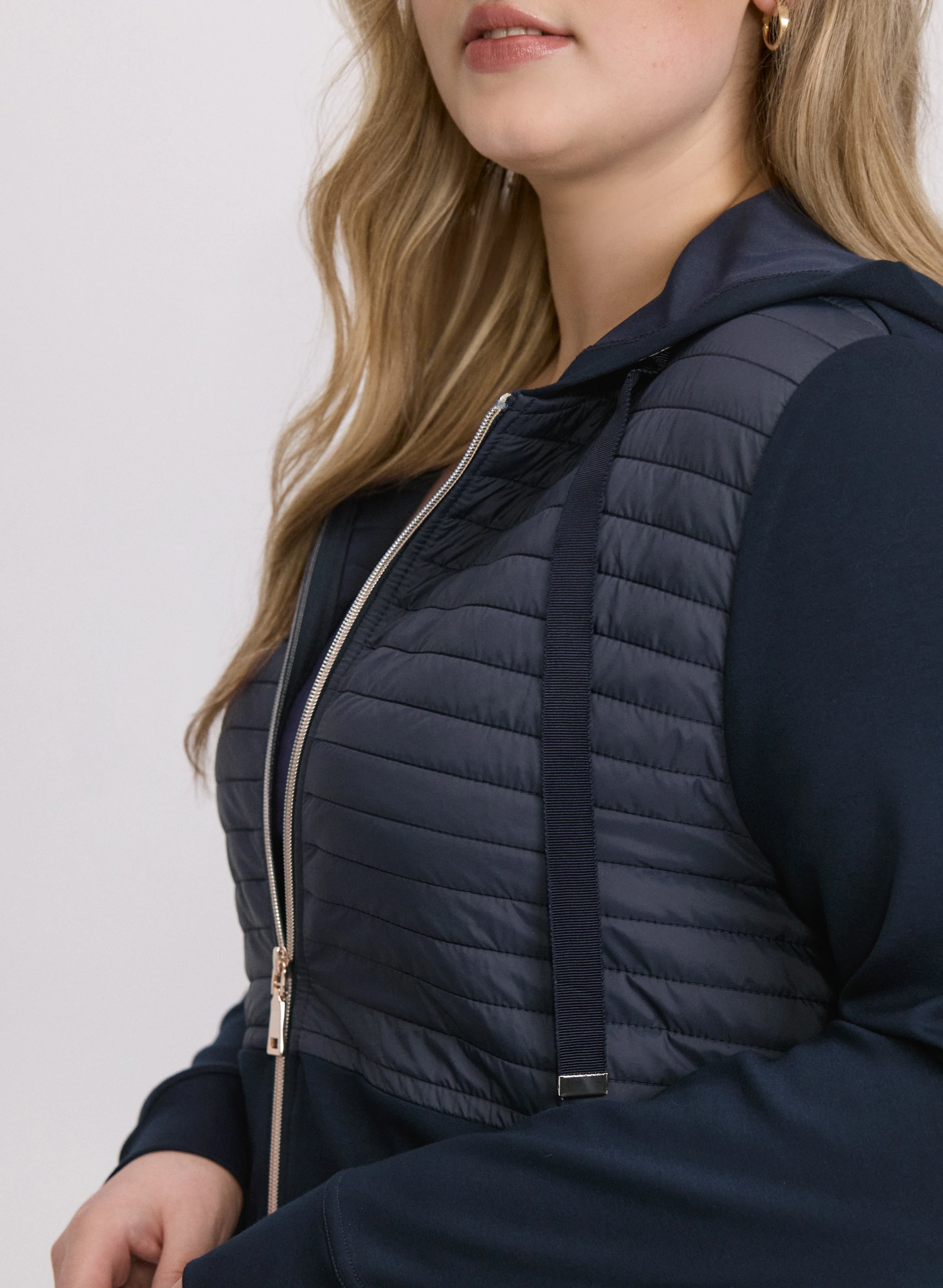 Zip Nylon Trim Top - Image 6