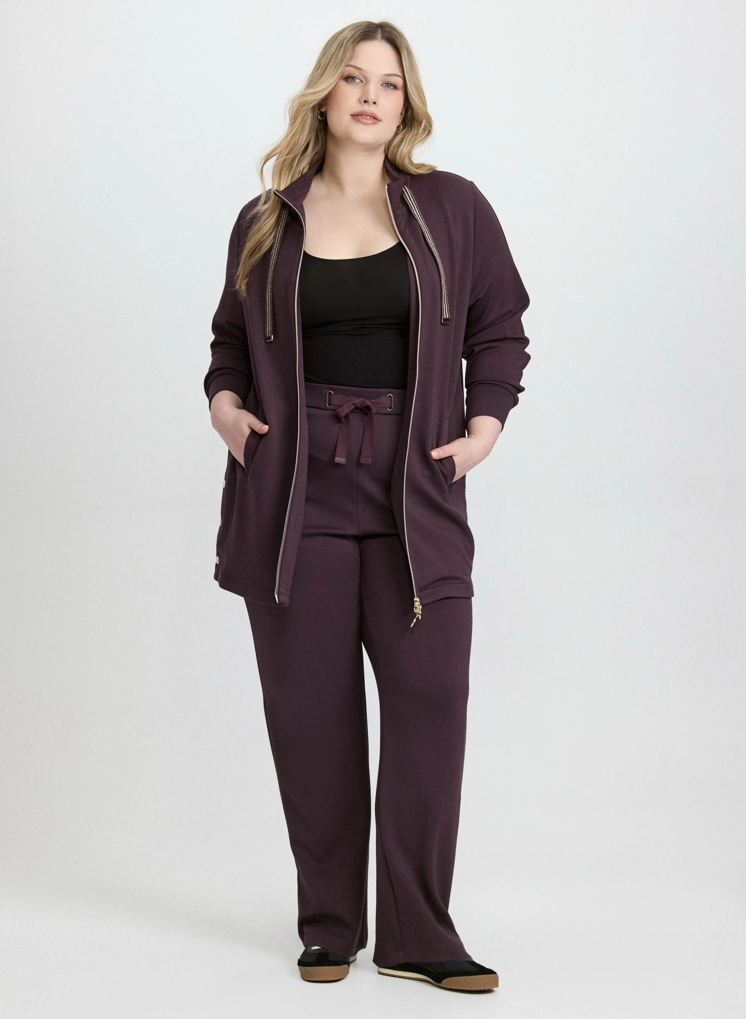 Zip-Up Long Sleeve Top - Image 3