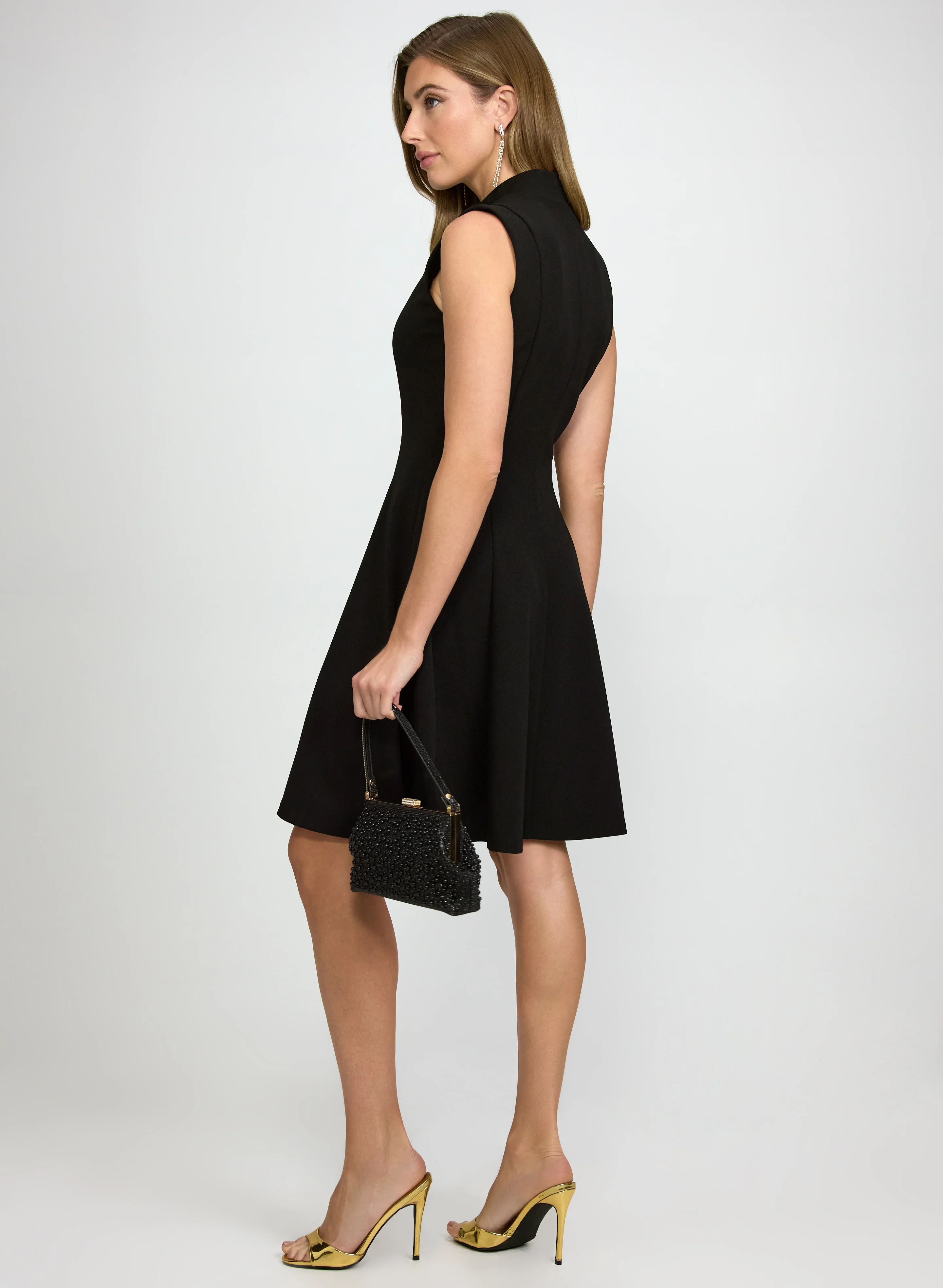 Zip-Up Tassel Detail Dress - Image 2